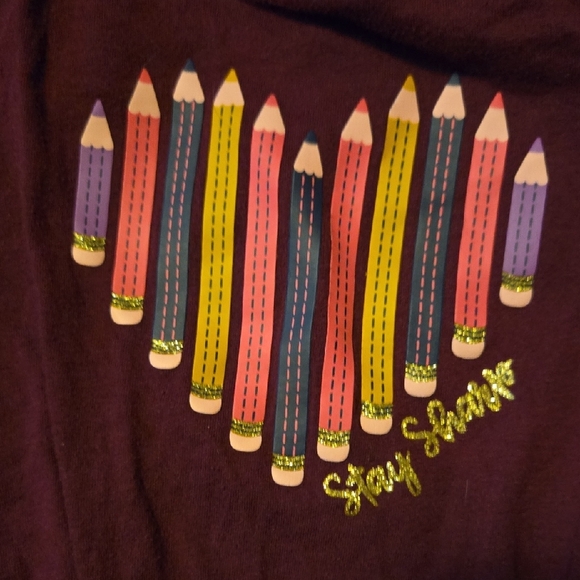 Stylish Kids Pencil Graphic Tee - Picture 2 of 4